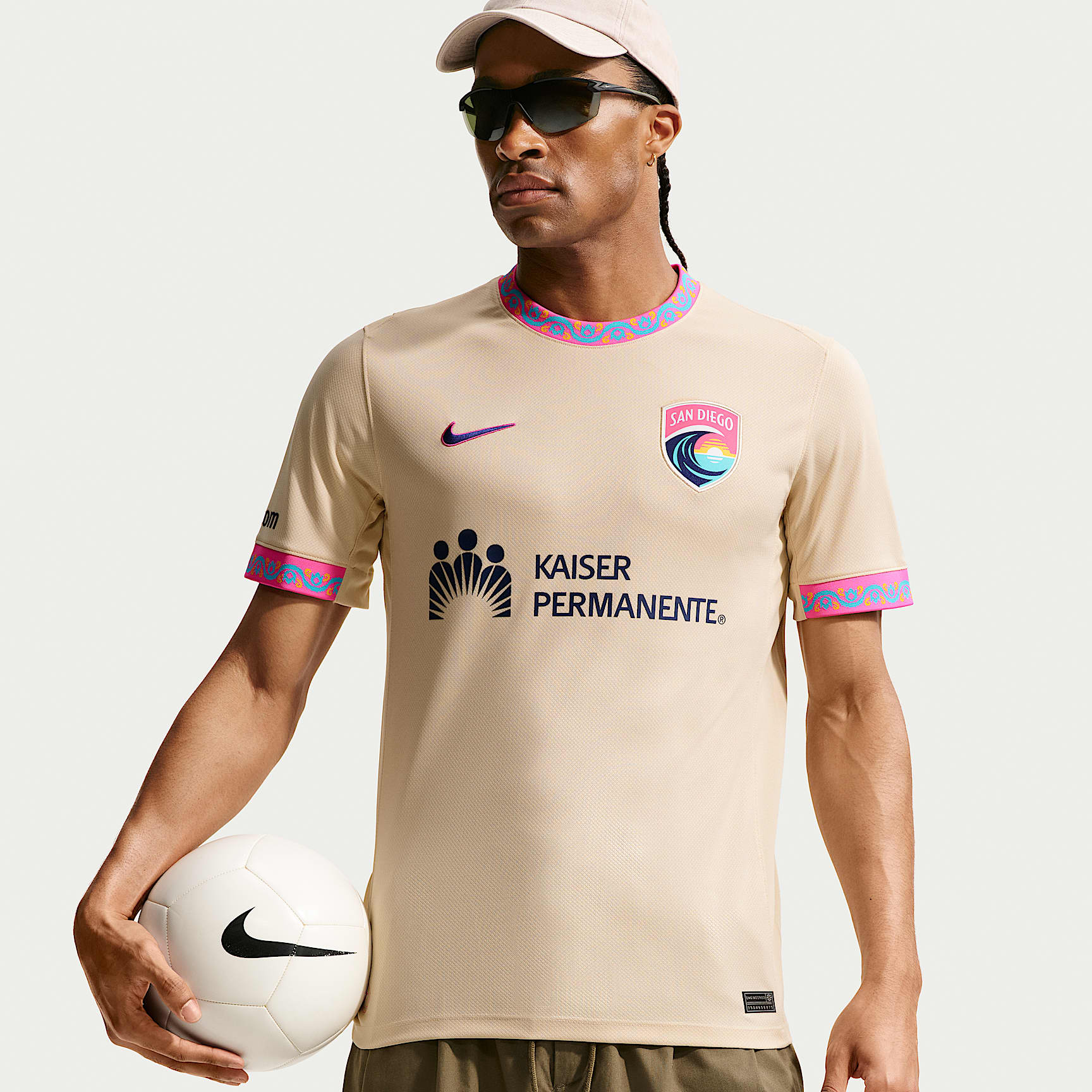 San Diego Wave FC Stadium Edition Men's Nike Dri-FIT Replica